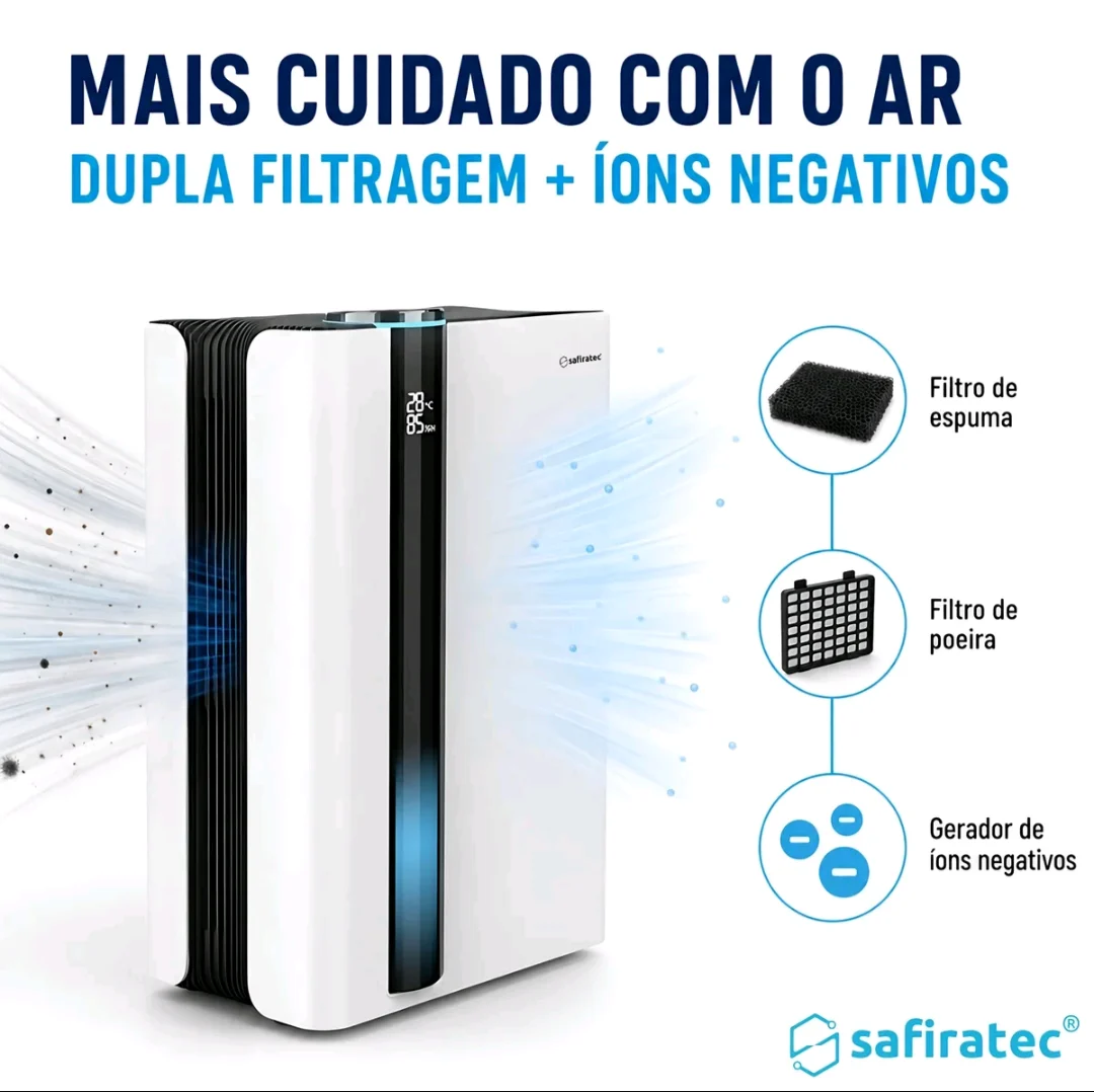 Safiratec DPR-60W Desumidificador de Ar Antimofo Doméstico — foto 8