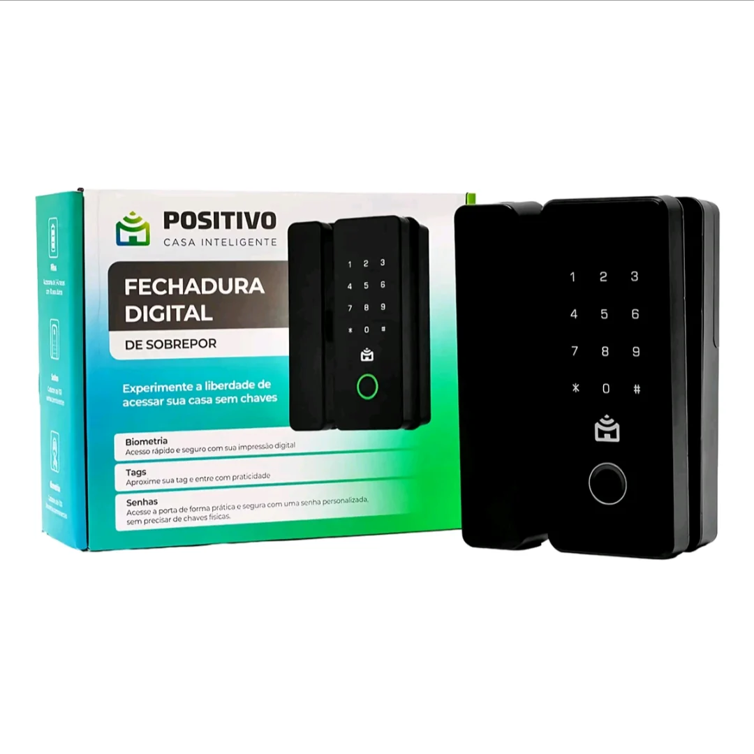Sobrepor Positivo Casa Inteligente com Biometria, Senha e Tag — foto 1