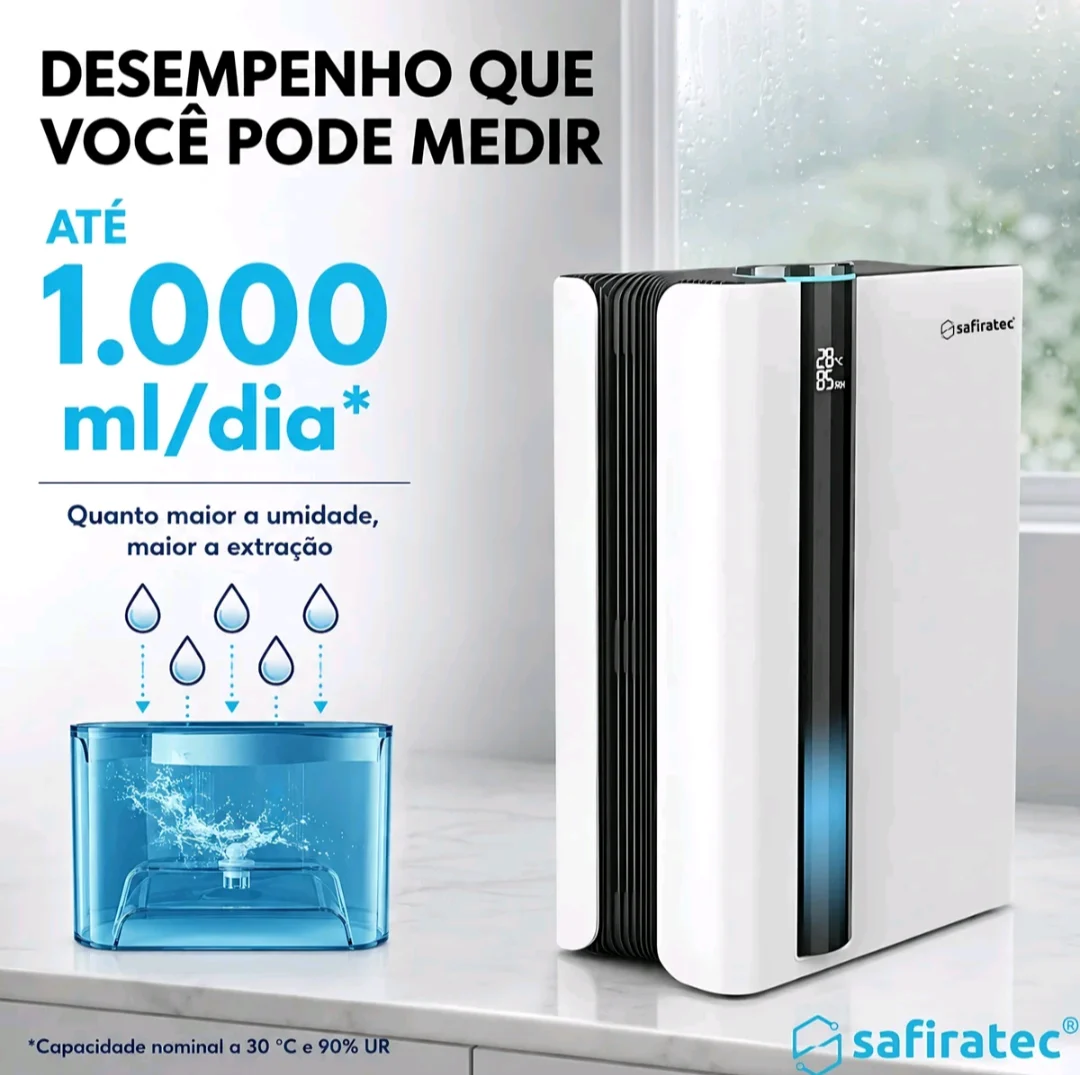 Safiratec DPR-60W Desumidificador de Ar Antimofo Doméstico — foto 2