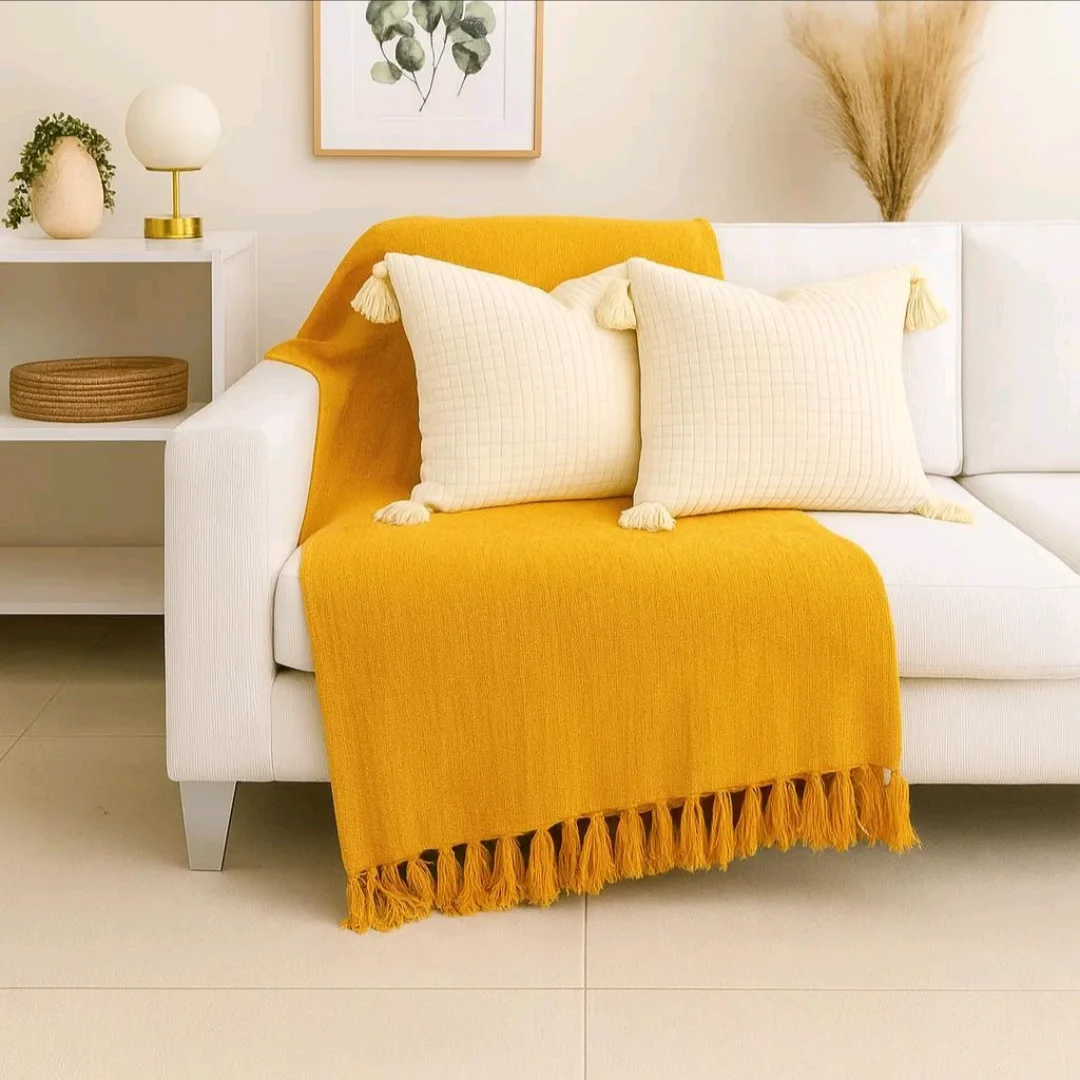 Manta para Sofá XGG Gigante 240 x 180 cm em Algodão – Protetora e Decorativa — foto 4