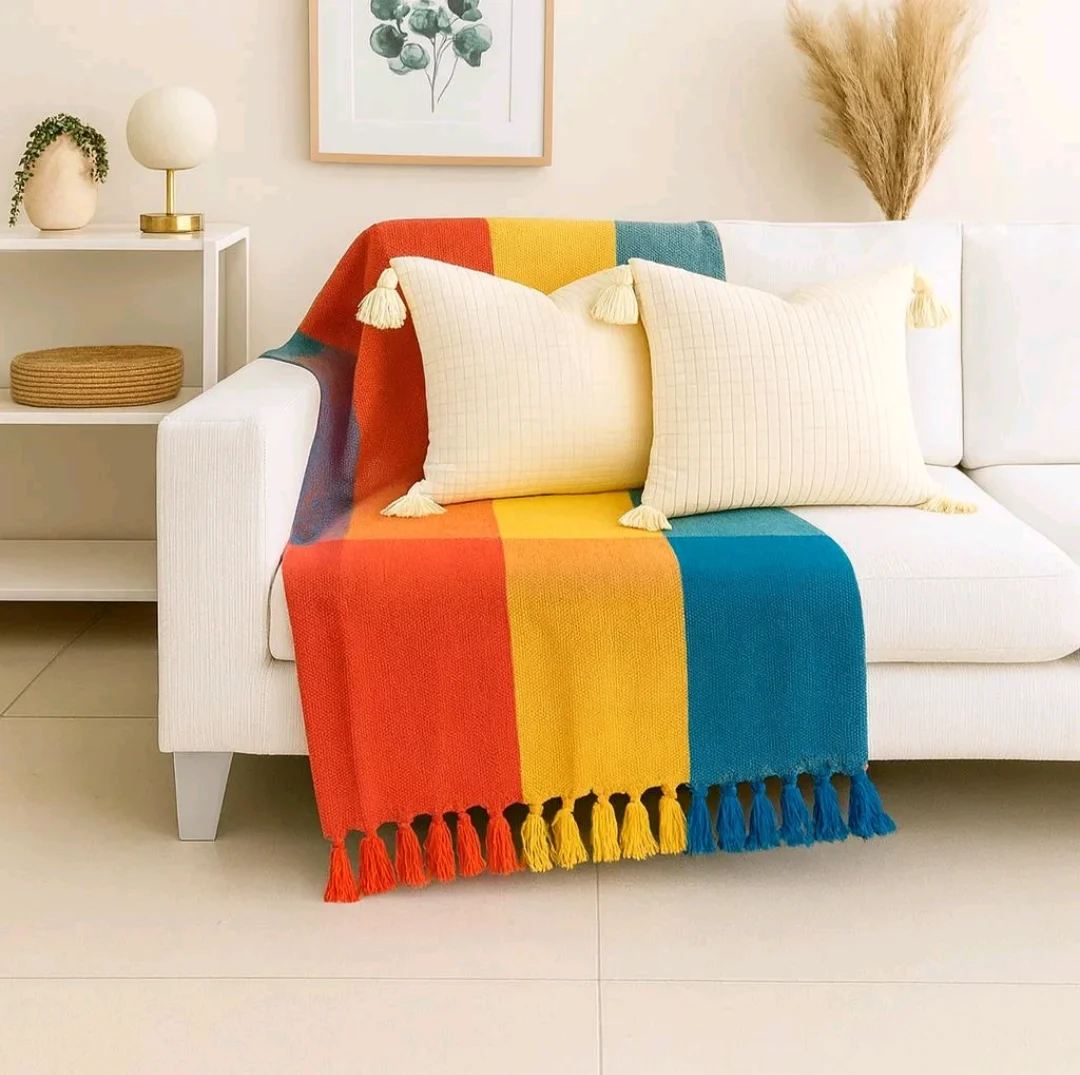 Manta para Sofá XGG Gigante 240 x 180 cm em Algodão – Protetora e Decorativa — foto 7