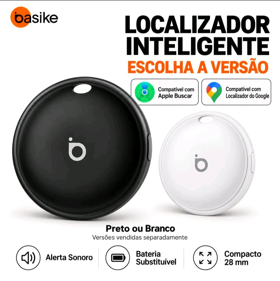 LOCALIZADOR INTELIGENTE BASIKE BQ34 PARA OBJETOS PESSOAIS — foto 1