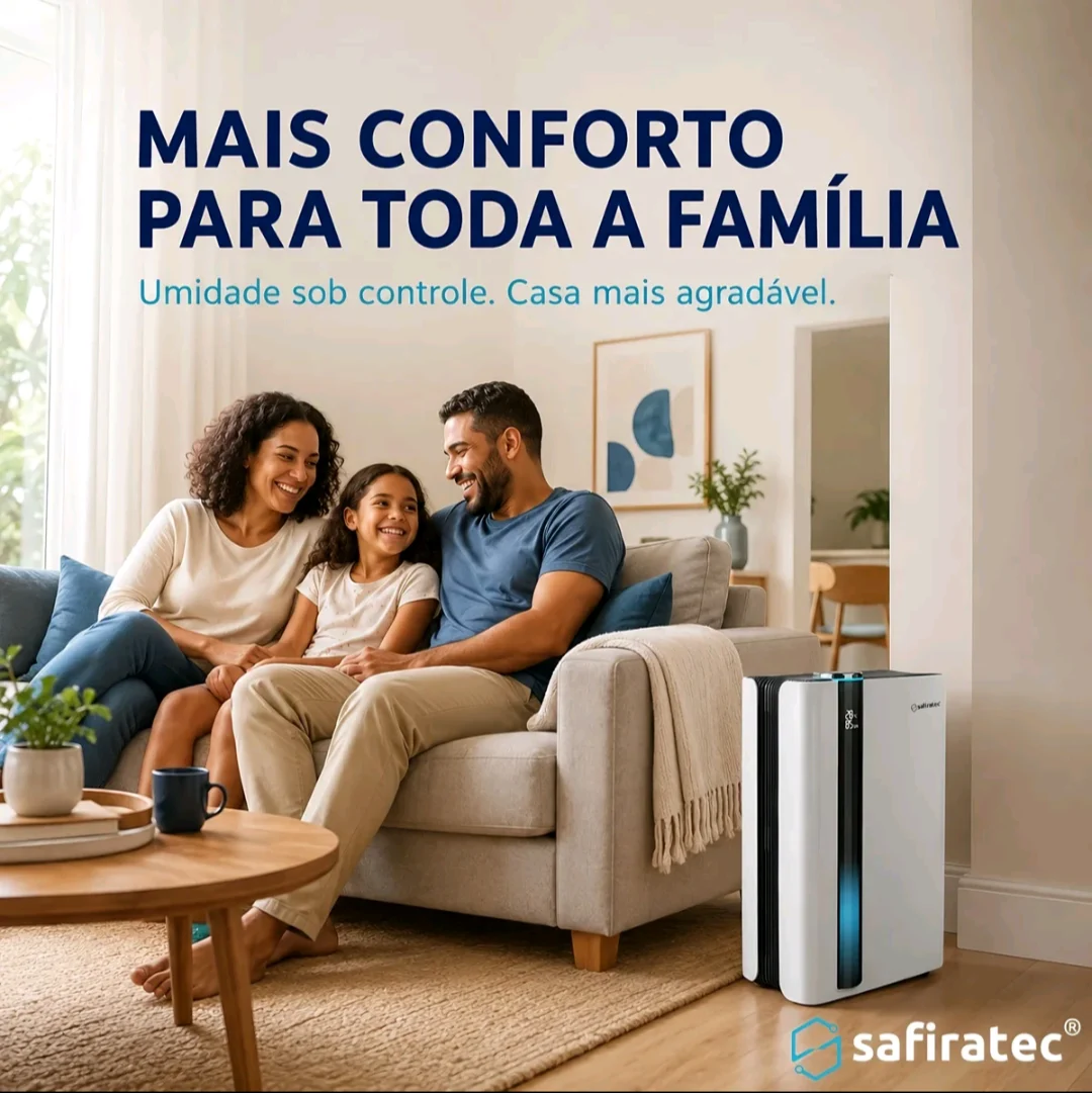 Safiratec DPR-60W Desumidificador de Ar Antimofo Doméstico — foto 7