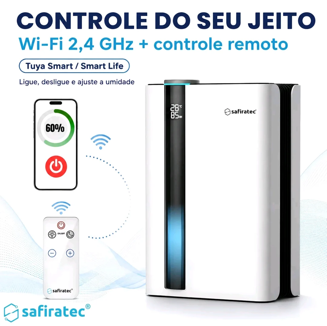 Safiratec DPR-60W Desumidificador de Ar Antimofo Doméstico — foto 4