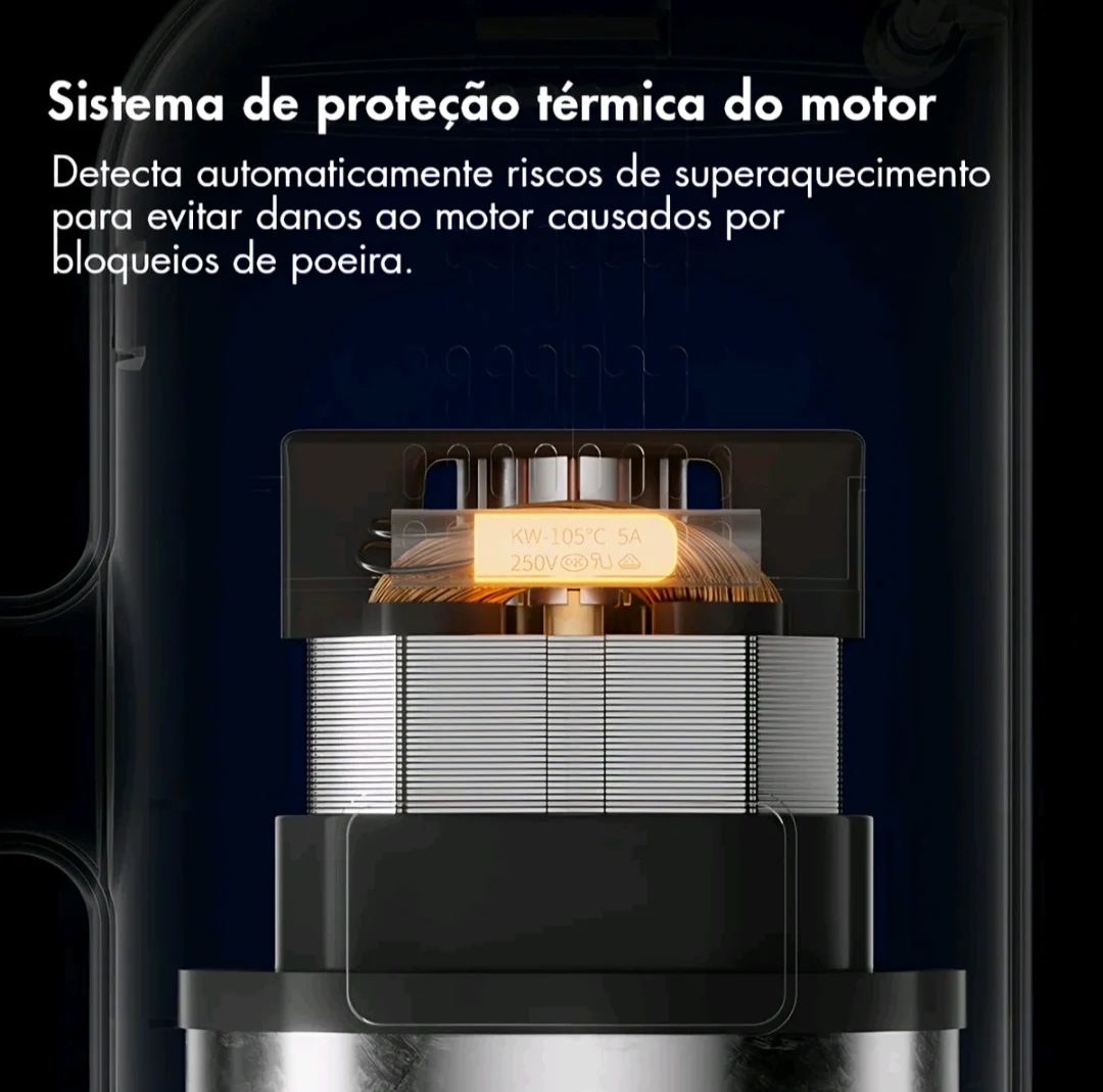 ASPIRADOR DE PÓ GAABOR CW-18M02AS 1000W 2 EM 1 VERTICAL E PORTÁTIL COM FILTRO HEPA LAVÁVEL — foto 4